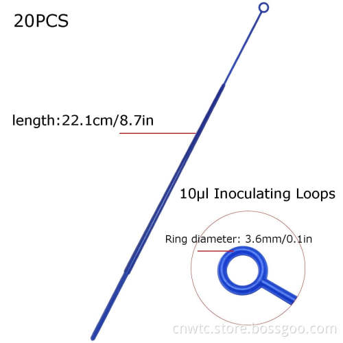 High Quality 1ul & 10ul Inoculation Loops for Petri Dish